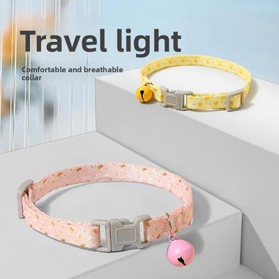 New Pet Collar, Dog Necklace, Seasonal Adjustable Cat Accessory, Small Dog Pet Supplies