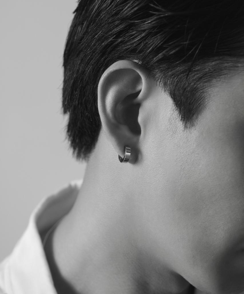 Novice Tokyo Hoop Earrings [Unisex] Hoop EarringStainless / Silver