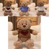 Teddy Bear Plush Stuffed Animal With Cozy Sweater Soft Huggable Bedtime Companion Gift For Girls Kids