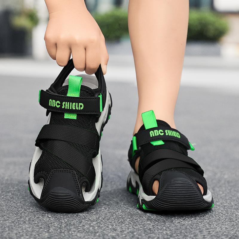 28-39 Summer Kids Closed Toe Collision Prevention Girls Sandals Sports Shoes Boys Sandals Flip-Flops