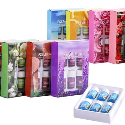 6Pcs Pack Essential Oils for Car Aroma Diffuser Air Humidifier Home Water-soluble Air Freshener Scents Fragrance Oil