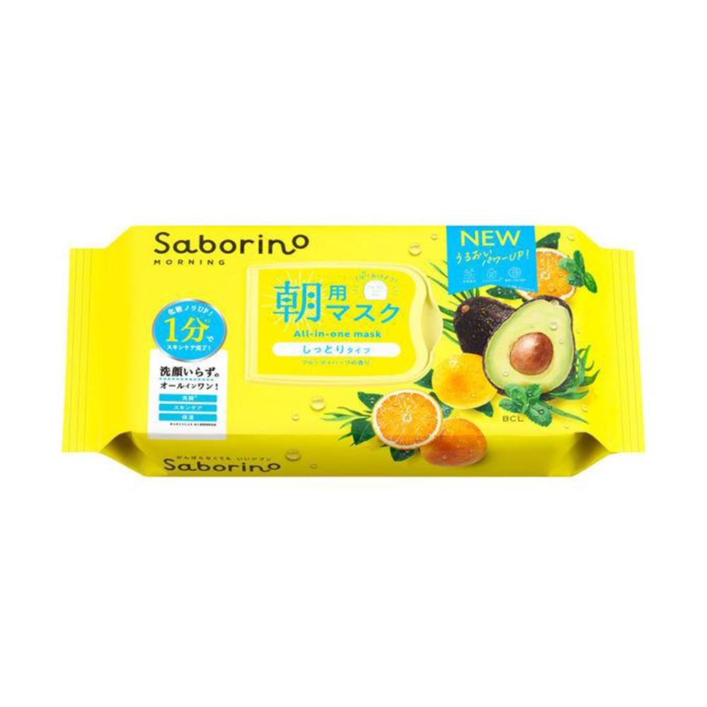 In Stock BLC Saborino Morning Face Mask 32 Sheets  Japanese Facial Sheet Mask for Busy Morning