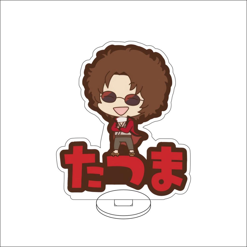 10CM Anime GINTAMA Figure Stand Model Sakata Gintoki/Shimura Shinpachi/Kagura/Sadaharu Cute Desk Decor Standing Sign Gifts