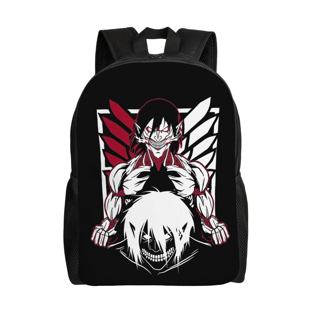 Wings of Freedom Shingeki No Kyojin  Anime Backpack Fashion High School Work Daypack Attacks on Titans Laptop Shoulder Bag Gift
