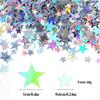 6000 PCS Glitter Star Confetti with Diamond, 60g/2 Ounce 6mm Silver Metallic Foil Star Confetti for Party Wedding Decorations