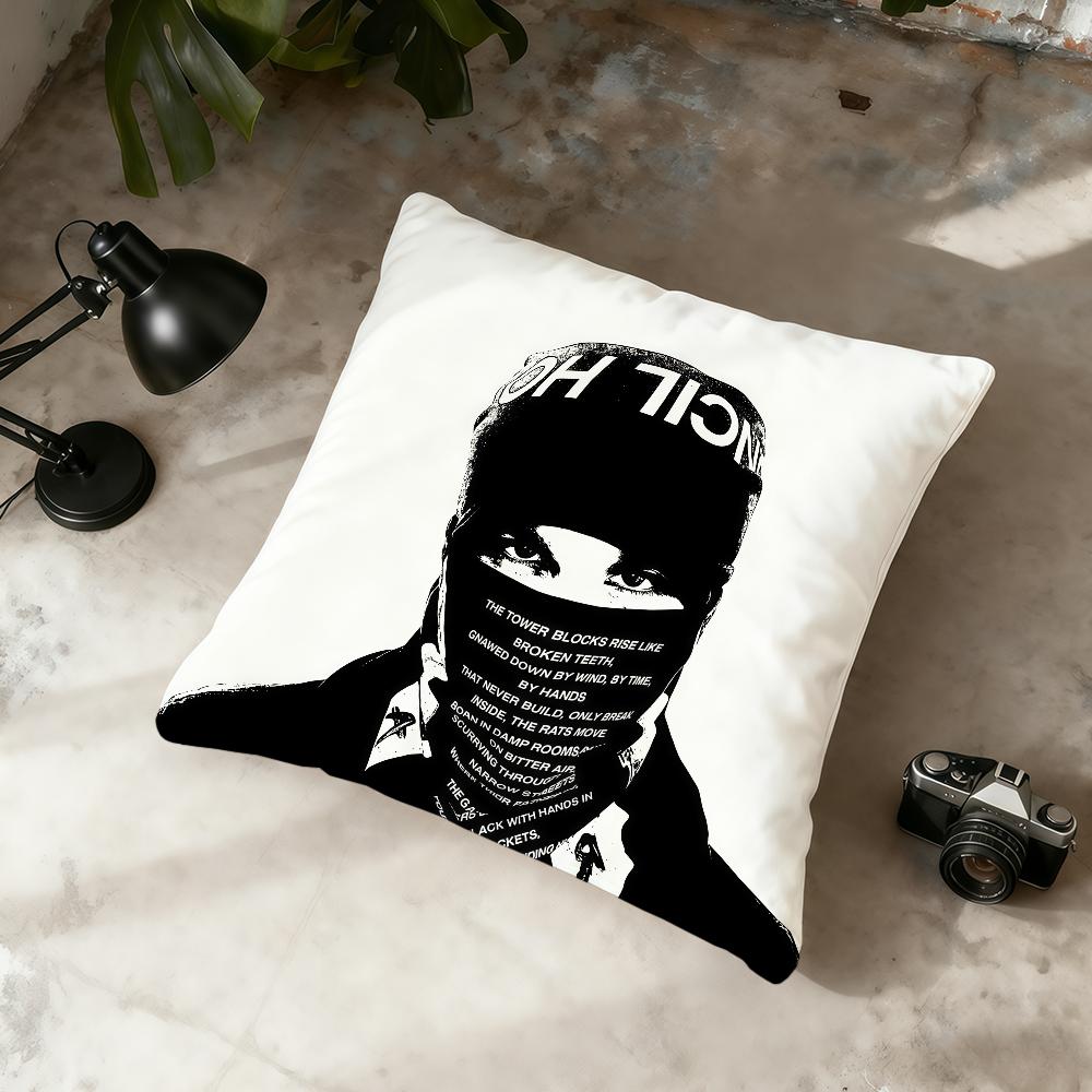 EsDeeKid Rebel Rapper cushion cover Home Office Convenient Nordic Simplicity Hit With Zipper Cushion Cover