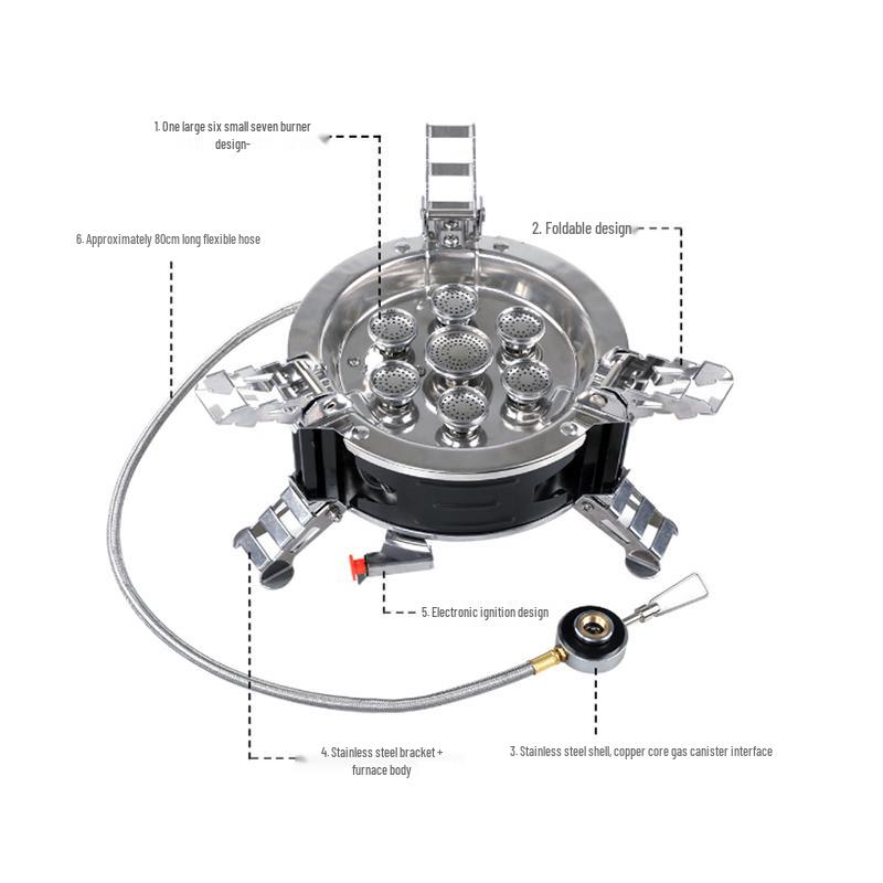 Hanlu Portable Outdoor Camping Gas Stove