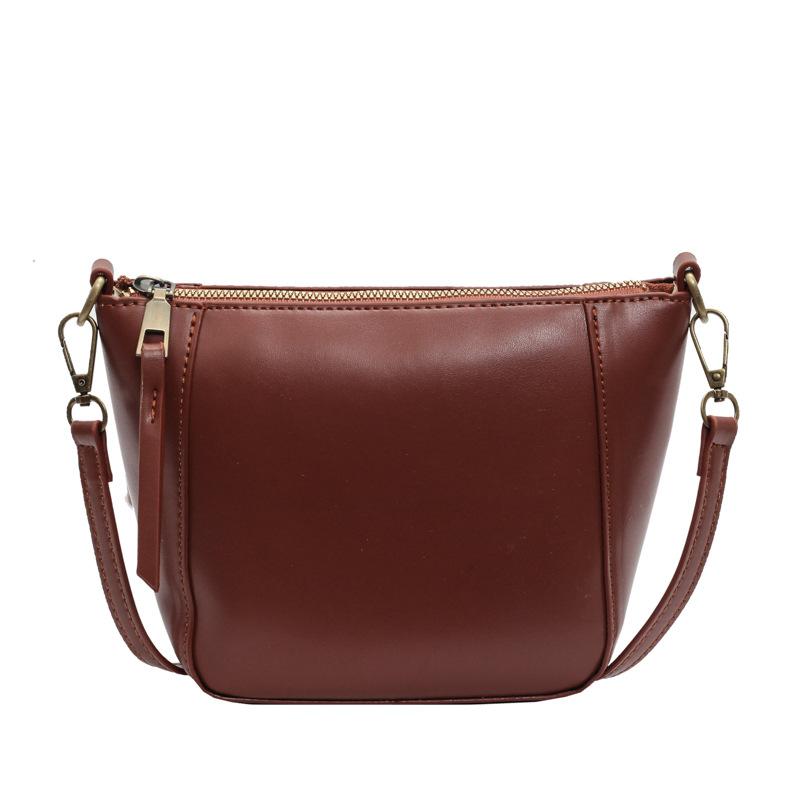 Retro Dumpling Bag, Women's Crescent Shoulder Bag, Crossbody Handbag, PU Leather Purse