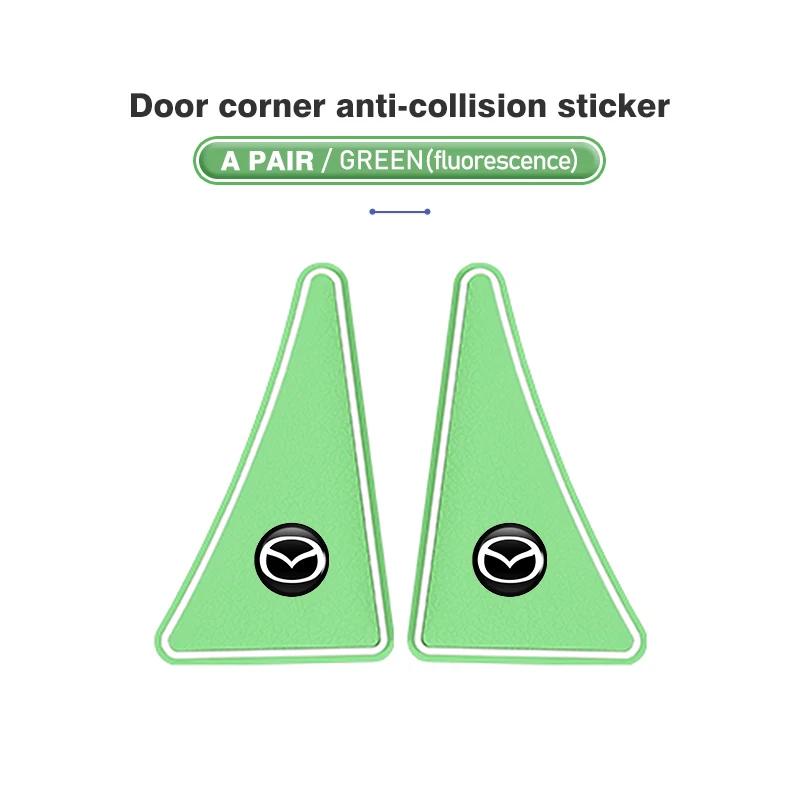 2025 Hett 2st Bil Dörrhörn Anti-kollision Mjukt Gummi Skydd Klistermärke För Mazda Axela Atenza CX9 MX3 MX5 RX8 RX7 MX30 CX30
