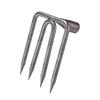 Three-Tine Gardening Rake and Hoe Set for Planting & Soil Loosening