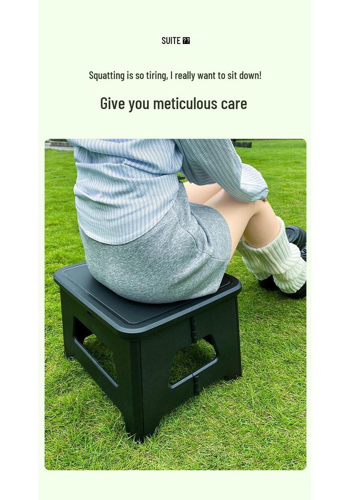 Portable Outdoor Camping Folding Toilet Seat - Odor-proof for Children & Adults