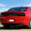 Taillights Covers Rear Lamp Housing ABS Tail Light Decoration For Dodge Charger 2011-2014 Exterior Accessoriess (Smoked Black)