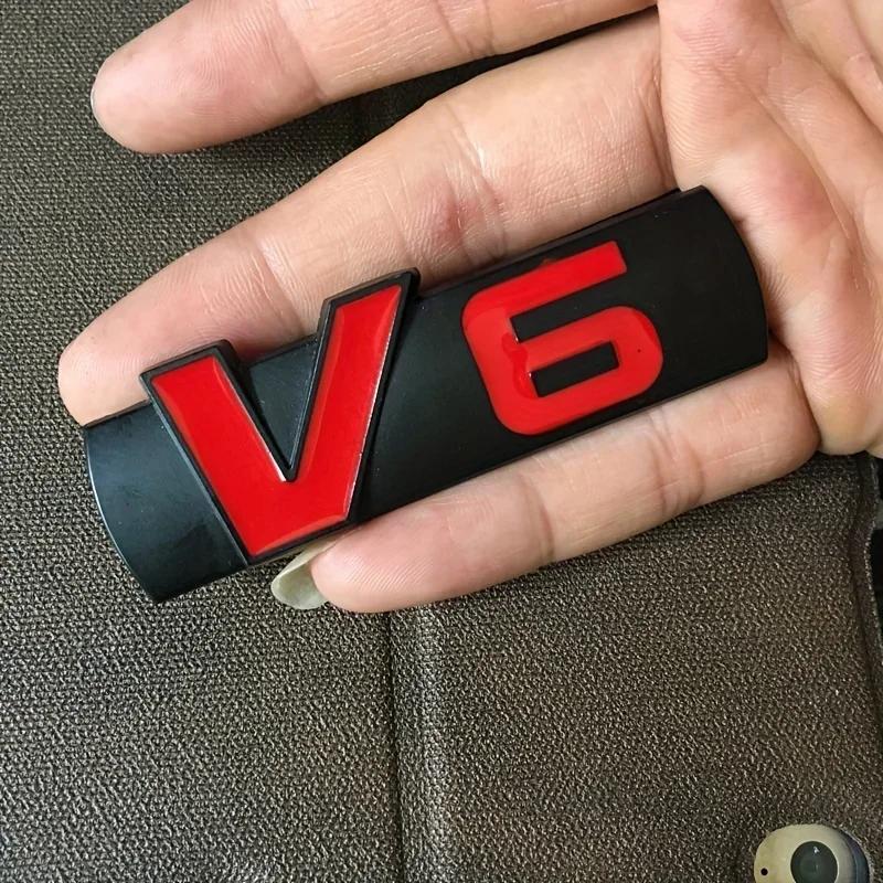 Make Your Car Stand Out with These V6 Logo Car Stickers!