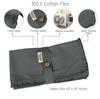 Vargottam Black Home Decor Parties Dinner Table Linen Re-Usable Napkins Set-Pack Of