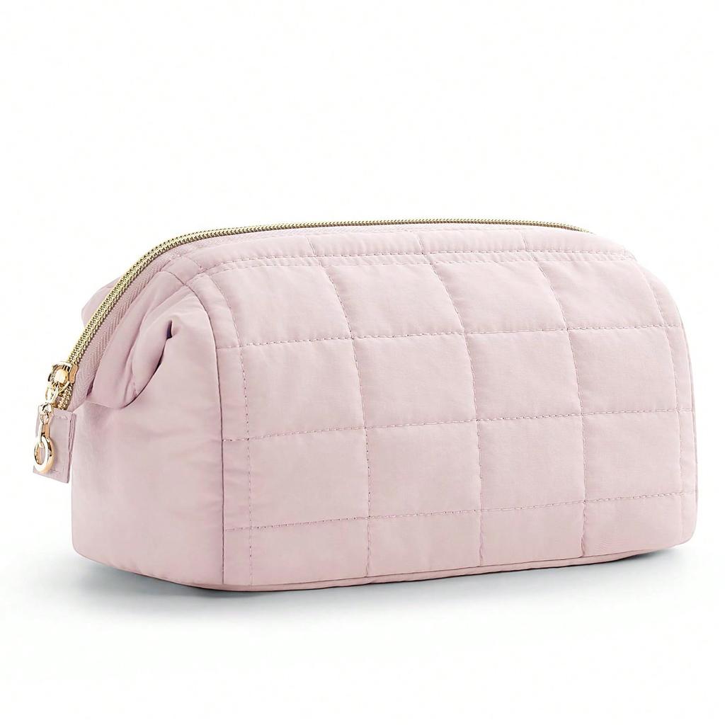 Large Capacity Cloud Bag Quilted Cosmetic Bag Portable Travel Storage Waterproof Toilet Bag