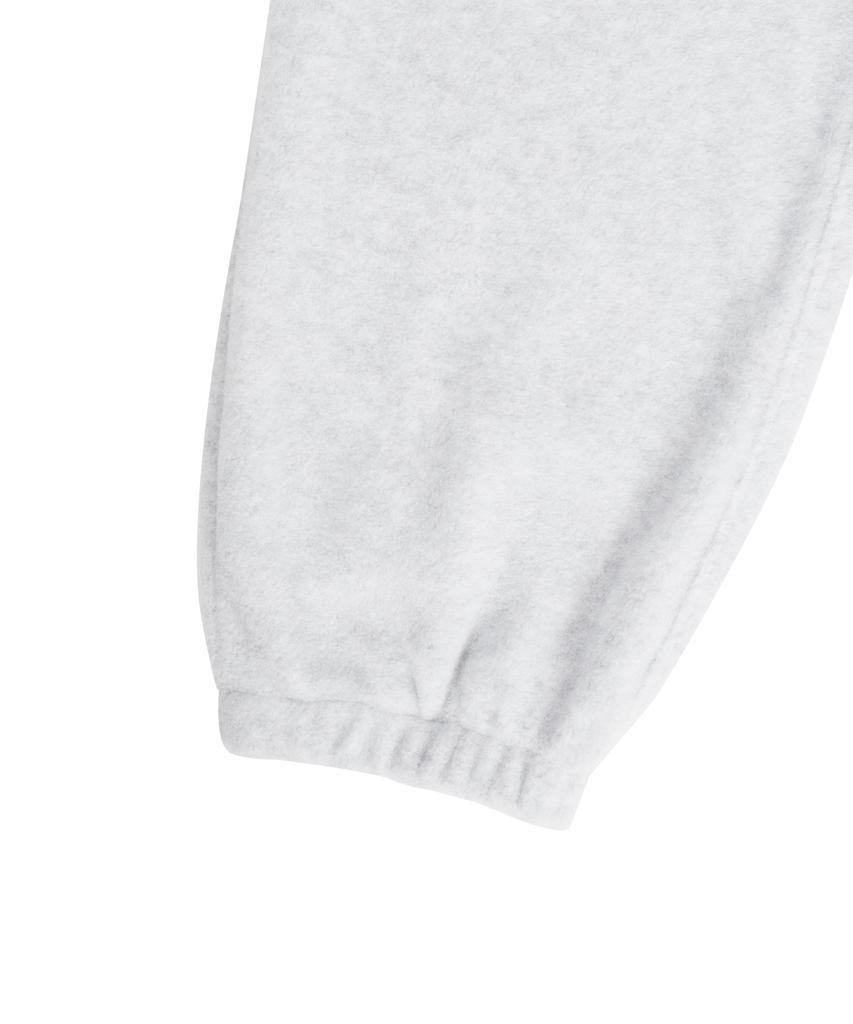 Gainsboro Soft Fleece Jogger Pants_White Melange
