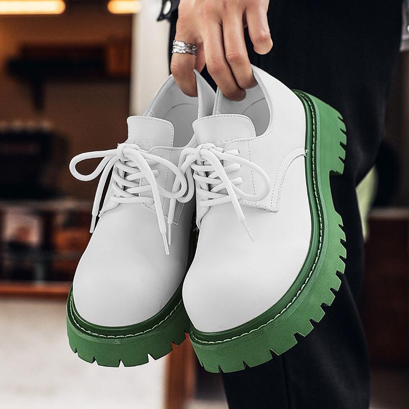 Fashion Men's Summer Small Leather Shoes Tassel Fashion Platform New Trend Versatile Japan Korean Business Casual Shoes Suit Men's Shoes
