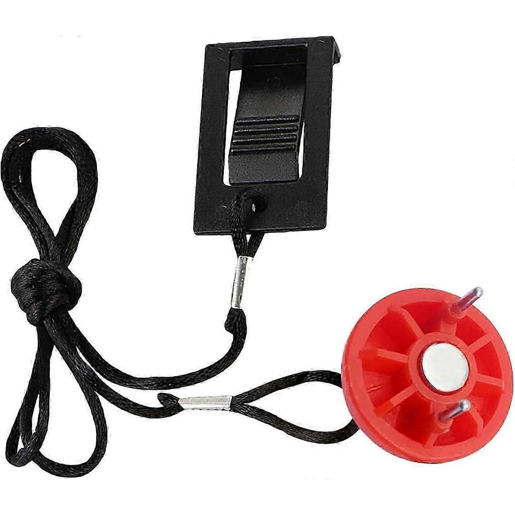 Treadmill Safety Key Universal Magnetic Safety Lock With Round Socket Safety Stop Switch Lock Start Key For Treadmills