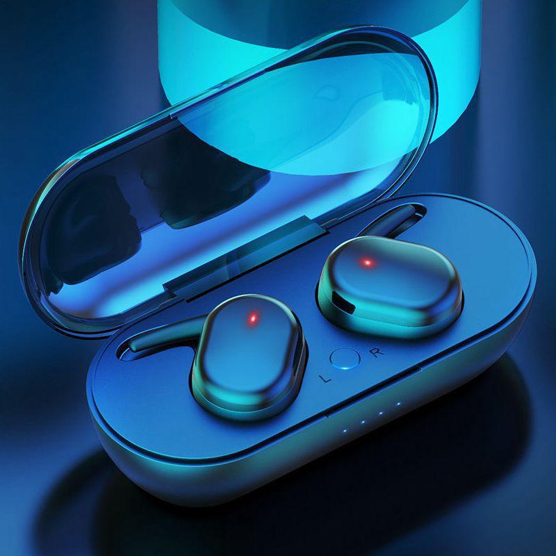 Admisitr Touch Bluetooth Headphones Dual-ear Stereo Wireless Dual-ear Tws with Power Bank Function 5.0