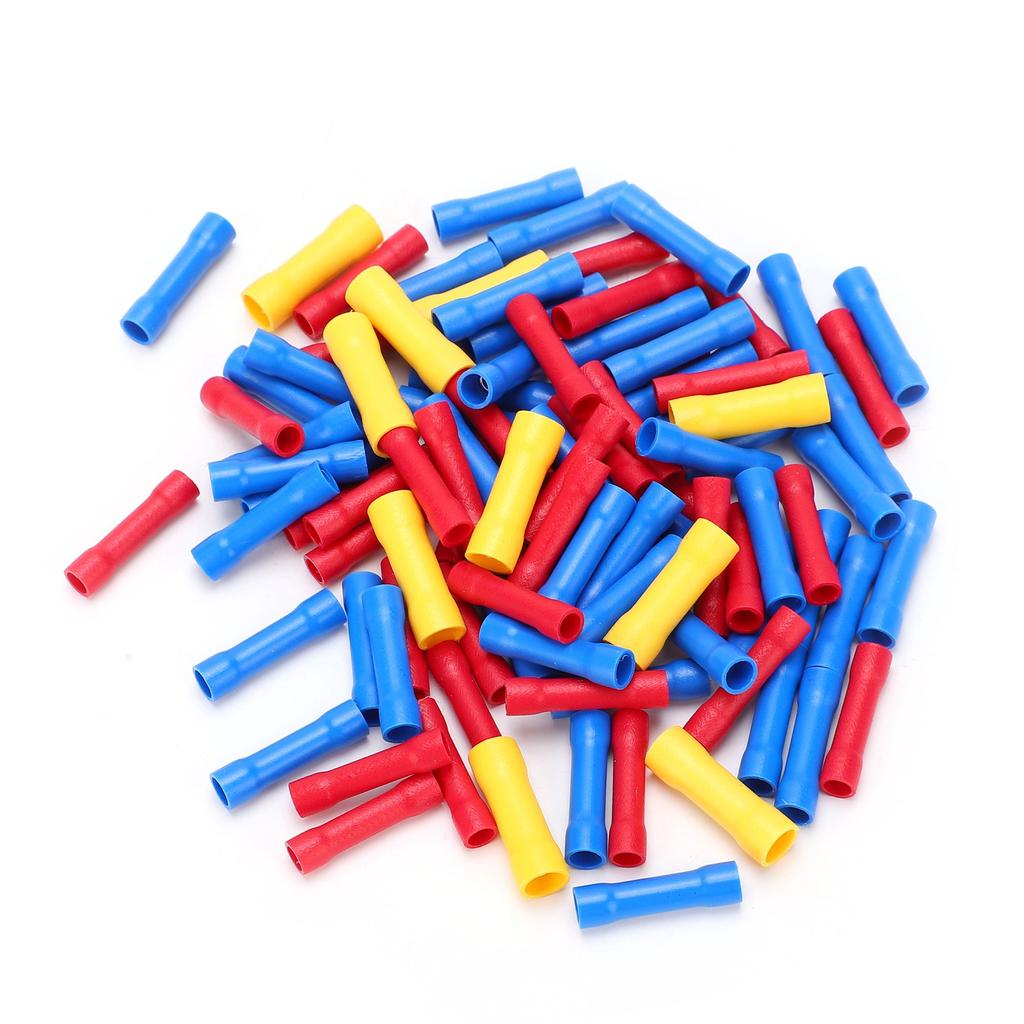 100Pcs Wire Connector Fully Insulated Waterproof Battery Welding Cable Tubular Terminal