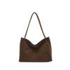 Stylish Animal Print Shoulder Bag Large Capacity With Magnetic Closure For Office And Casual