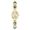 Luxury Women's Quartz Watch Ladies Waterproof Retro Natural Jade Stones Chain Fashion Elegant Watches Gift For Girl
