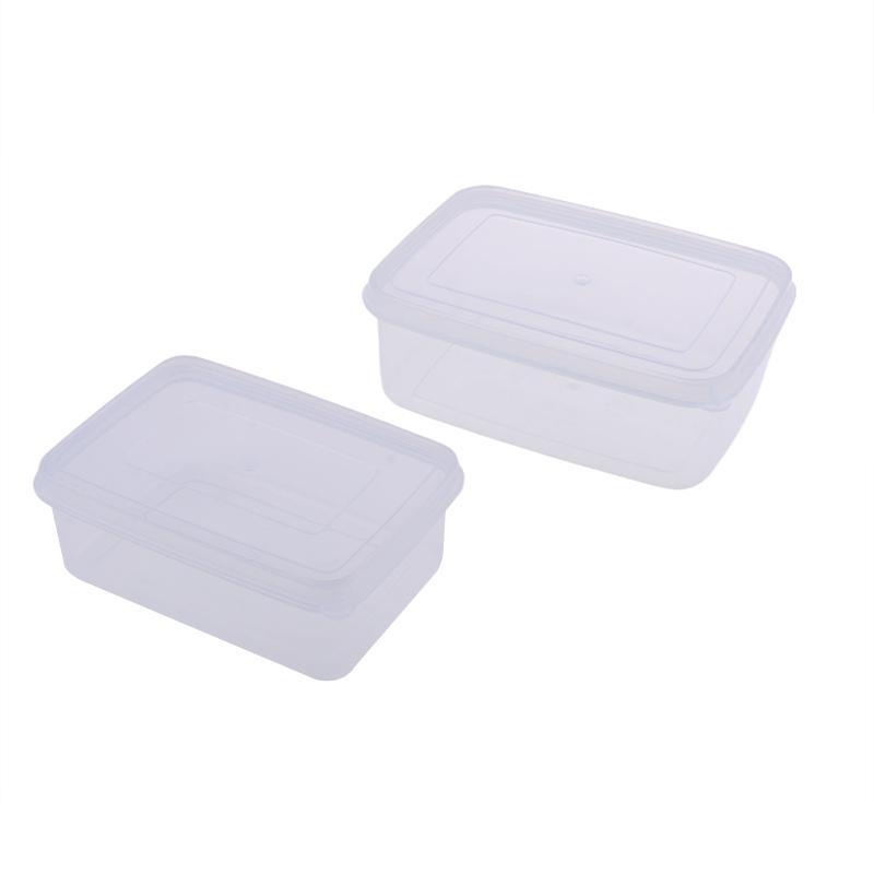 300/500 ml recipient dreptunghiular din plastic transparent special pentru frigider sigilat cutie de depozitare bucatarie de calitate alimentara