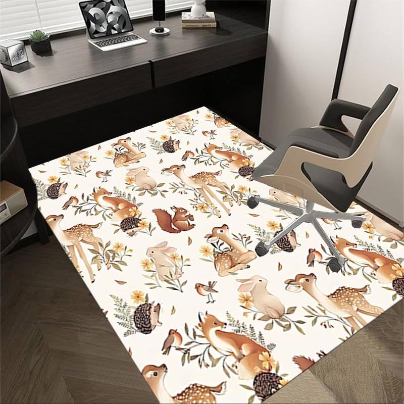 1PC forest animals Extra Large Non-Slip Floor carpet, Office, family, bedroom, Studio - Large Area RugJ0327