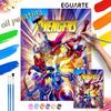 Disney digital oil painting Marvel Avengers super heroes comic art handmade diy gift home decoration