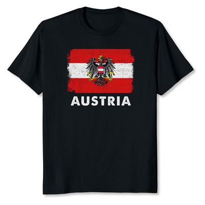 NEW LIMITED Austrian Flag Austria Vienna Land Der Berge Eagle T-Shirt