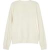 Skechers Sport Lifestyle Series American Vintage Crew Neck Pullover Comfortable Sweatshirt Women Sweatshirt Tofu-White L124W038-0211