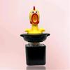 1Pcs Stress Relief Fidget Toy  Funny Screaming Chicken Sound Light Keychain Cute Bag Pendant Novelty Desk Ornament