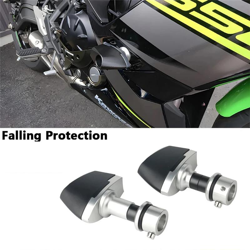 Motorrad Sturzschutz Rahmen Schieber Verkleidungsschutz Crash Pad Protektor Für KAWASAKI Z650 Ninja650 2017-2024-M53K