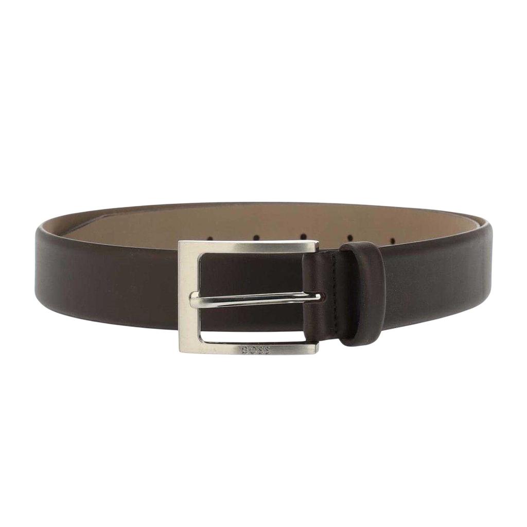 BOSS Mens Leather Dress Belt