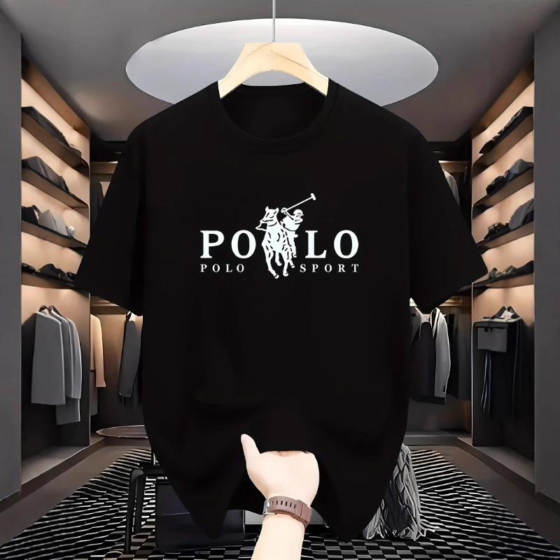 Summer Short-sleeved Printed T-shirt for Men 2025 Summer Fashion New Style Fashionable and Versatile