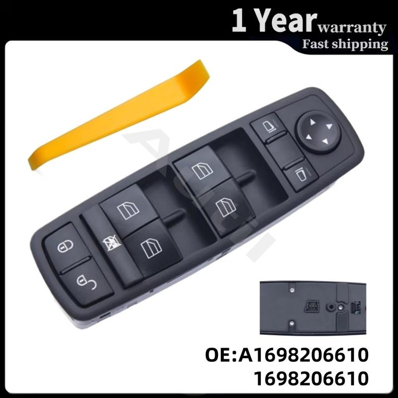 A1698206610 1698206610 for Mercedes W169 W245 W164 W251 A B M R Class Front Left Master Power Window Switch 3Pin Car Accessories