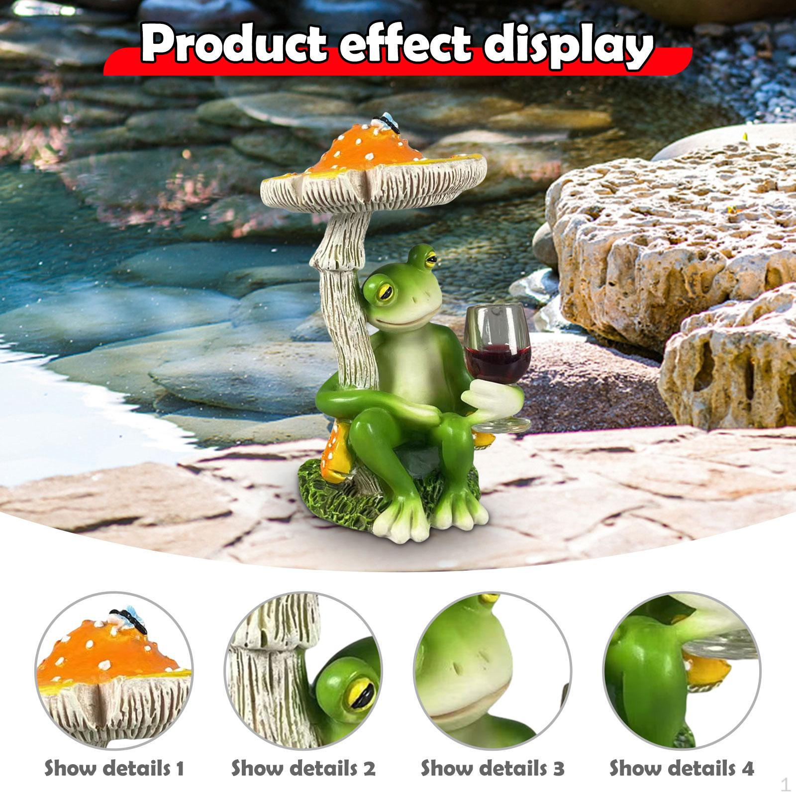 

Фигурка лягушки Коллекционная статуэтка животного Садовая статуя Скульптура для
