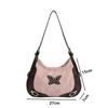 Shoulder Bags for Women American Vintage Butterfly Handbags Fashion Female Motorcycle Crossbody Bag Harajuku Underarm Bags