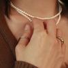 Less Is More 2 Way Pearl Necklace _4 Mm