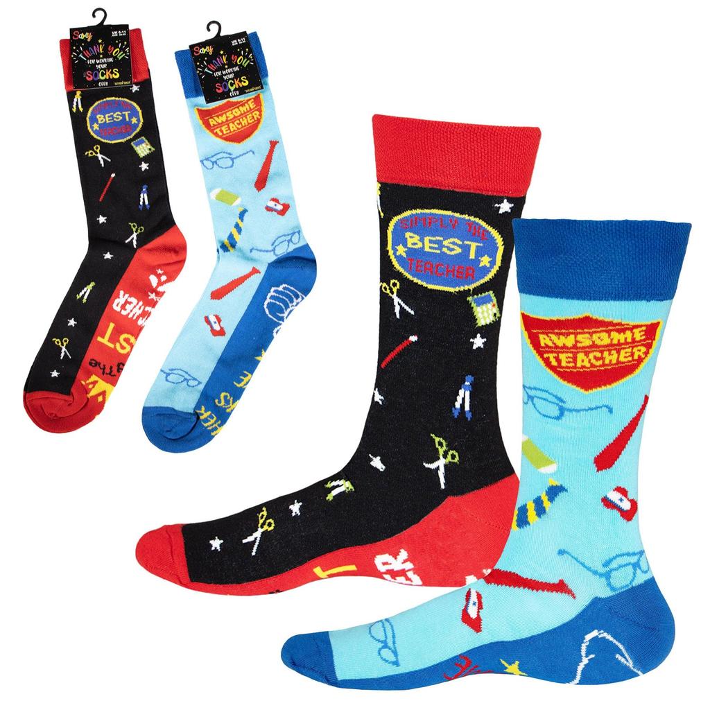 Public Dealz Herren Pack Lehrer Baumwollsocken (Packung mit 2)