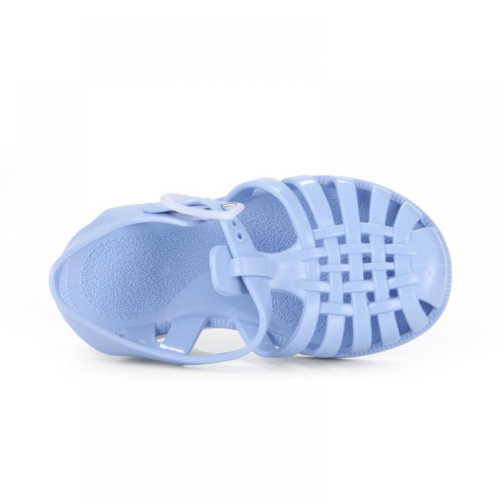 Meduse Sun 201 Bleu Pastel Blue Pastel Lavender Kids Kids Jelly Shoes Sandals