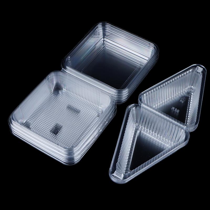 10 ks trojúhelníkové čtvercové držáky na tvarohové krabice, držáky na koláče, krabičky na dorty, kutilské krabice na košíčky, nádoba na pekařské, večírek, svatební...