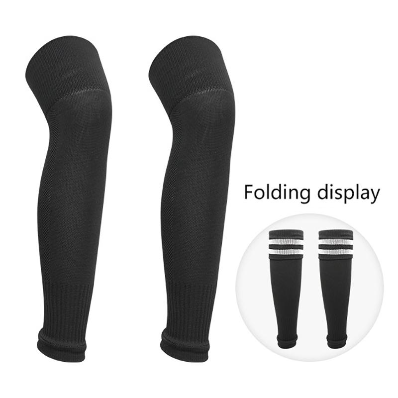 1 Pair Sports Compression Soccer Shin Guard Pad Sleeve Sock For Adult Children Leg Protective Support Football Leg Calf Sleeve