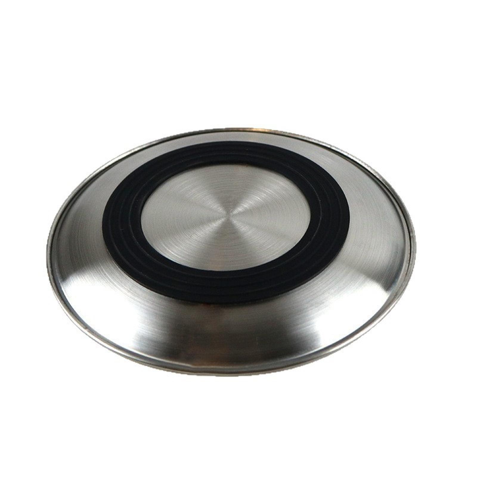 

Petdream Stainless Steel Food Bowls, Shallow Whisker-Friendly Non- Silicone Base Metal Dishes срібний