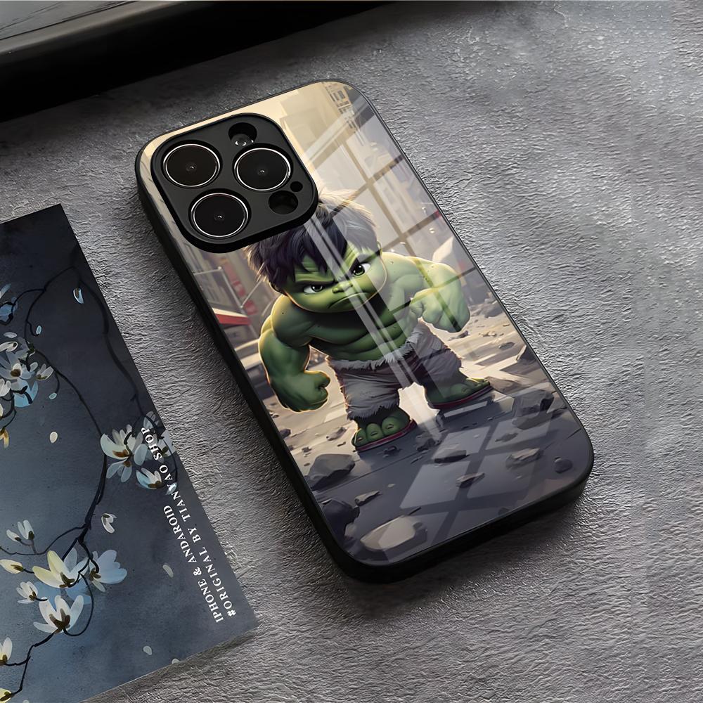 Baby Marvel Venom Groot Funda Phone Case For IPhone 17 Air 16 E Pro Max 15 14 13 Mini 12 Pro 11 Max Plus Black Glass Cover
