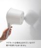 Yamazaki Tower Magnetic X D28 X Floating Wall 3607 Bucket, White, Approx. W16.5 H13cm, Storage,