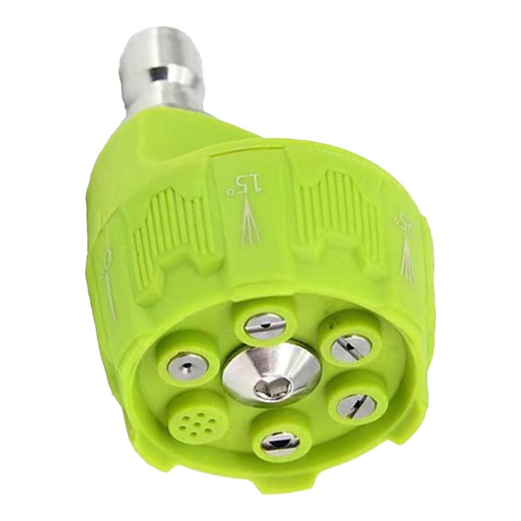 6 in 1 Hochdruckdüse 3000psi Einstellbare Hochdruckreiniger-Sprühdüse mit 1/4 Zoll Schnellanschluss für