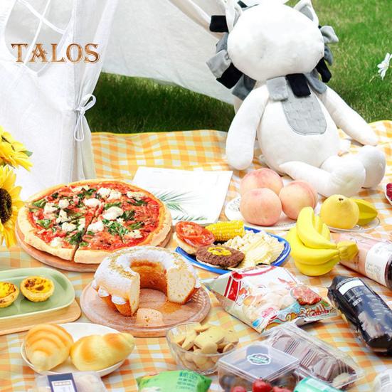 Utomhus Picknickfilt Bärbar Extra Stor Vattentät Sandtät Strandmatta Vikbar Rektangel Camping Fuktsäker Matta med Bärrem