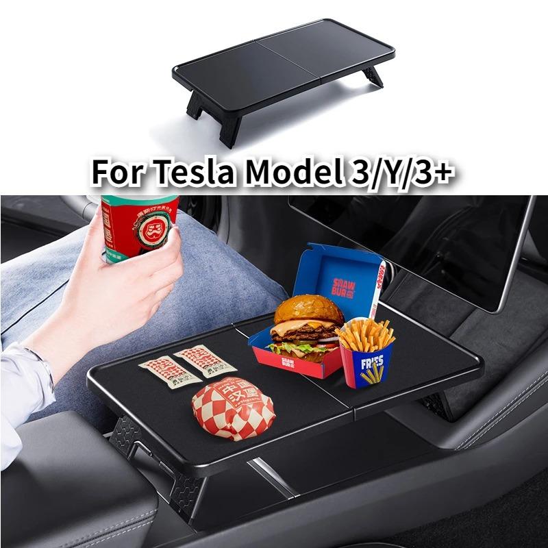 For Tesla Model 3 Y 2017-2025 Dining Tray Central Control Plate Board Center Console Drink Fast Food Table Holder Accessories