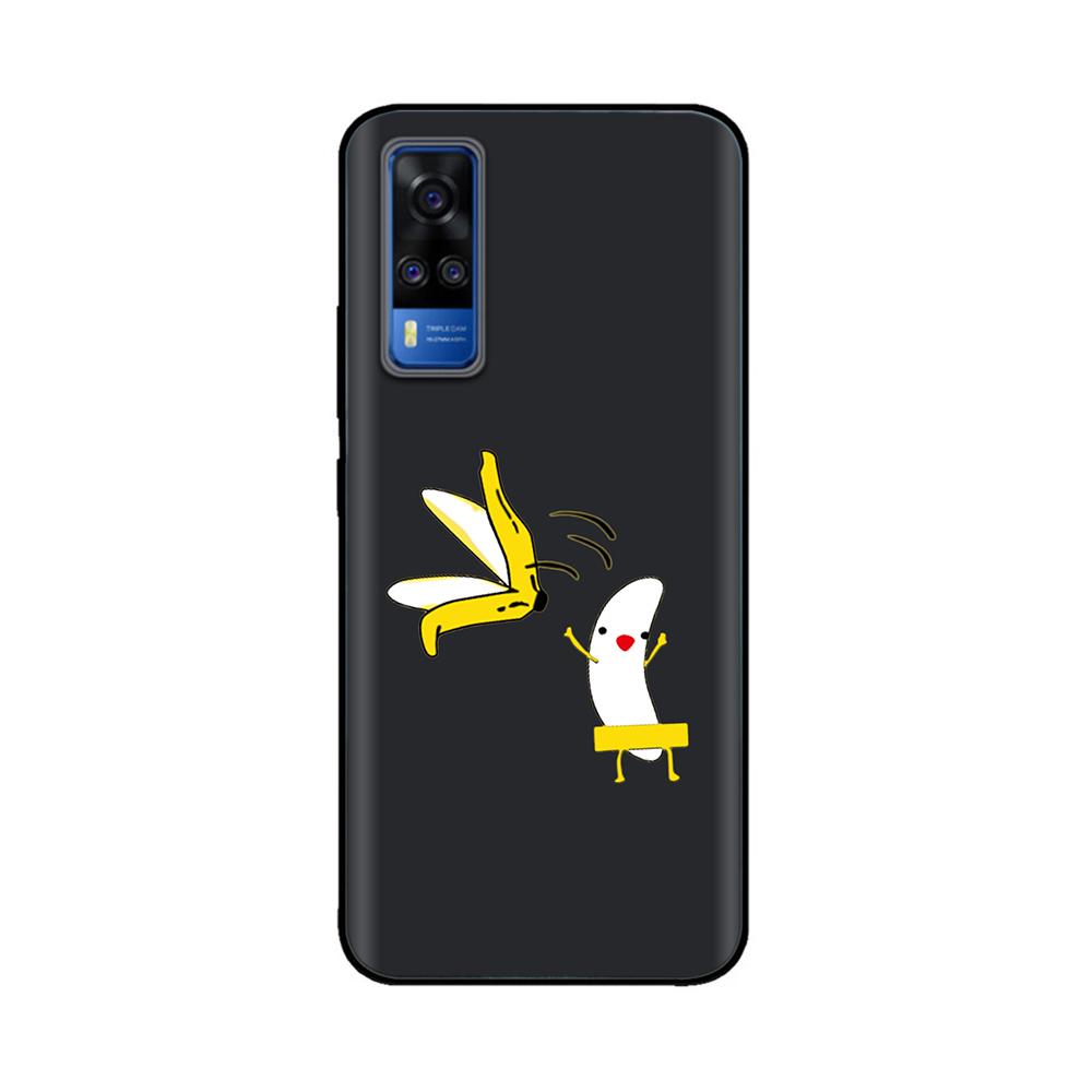 Für vivo Y31 2021 Hülle Weiche Schwarze Silikon Rückabdeckung Fundas Für Vivo Y51a Y51 2020 Dezember V2030 Y 51 VivoY31 V2036 Handyhülle